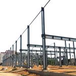 Light Steel Structure Building Warehouse , Industrial Steel Fabricated Building