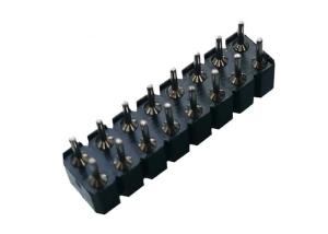 Quality Machined Round Female Pin Header Connector DIP PPS 2.54mm 180° UL94V 0 wholesale