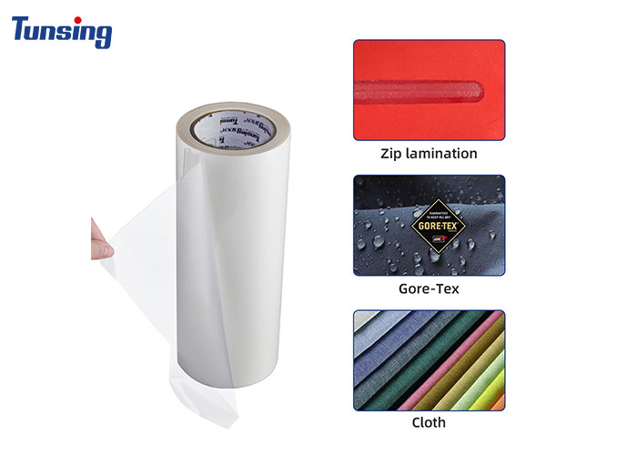 0.05mm 0.08mm Low Temperature Polyurethane Hot Melt Glue Film TPU Film For Laminating Fabric