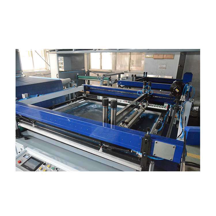 Automatic CNC Controlled 2 Color Silk Screen Printing Machine Full Automatic Two Color Roller Silk Screen Printing Machine for Nonwoven Fabric