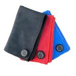 Soft Microfiber Ployester Golf Towel Digital Printed With Custom Logo Waffle