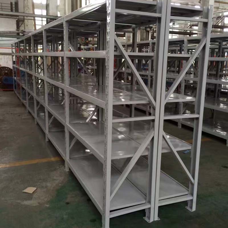 Industrial Rivet Shelving 5 Tier Warehouse Storage Rack With Powder Coating Finish
