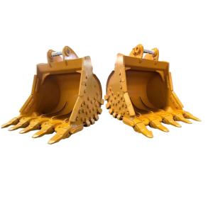 Quality OEM Anti Wear Industrial Rock Bucket For Excavator Earthmoving Machinery wholesale