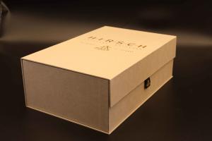 Quality Magnets Closing Luxury Wine Box Packaging With Fabric Pull Tab wholesale