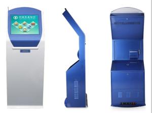Quality Bank/Hospital Queuing System 17 inch Touch Screen Ticket Number Dispenser Kiosk Machine wholesale