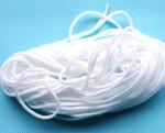 Eco Friendly Round Stretchy Elastic String Cotton Material High Tenacity