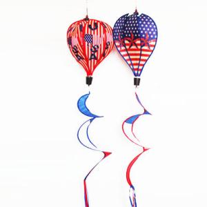 Quality Patriotic Hot Air Ballon wind spiral United State wholesale