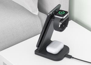 Quality 7.5w QI Enabled 3 In 1 Wireless Charging Station wholesale