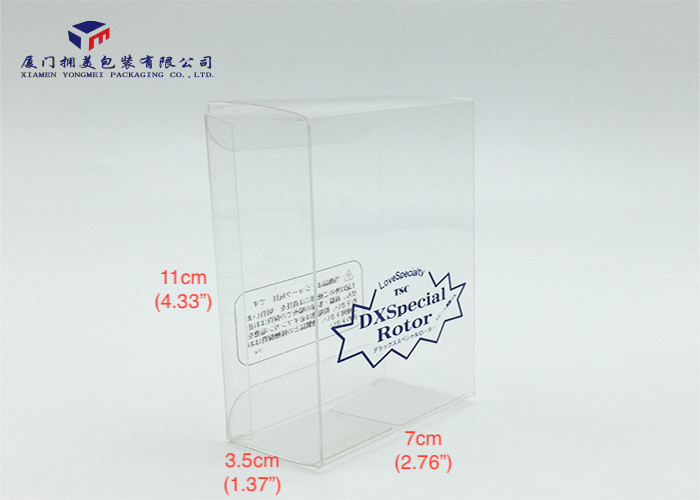 Rectangle Shape Clear Plastic Box Packaging PET Plastic Box PVC Box 7X3.5X11cm