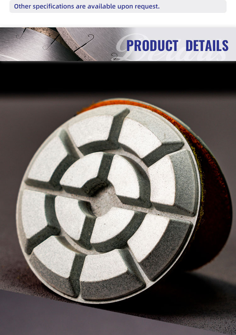 3" 4" Resin Bond Diamond Grinding Abrasive Pad for Concrete Floor Surface on Grinder