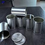 Size D73x113mm 300g Empty Tinplate Can For dog food
