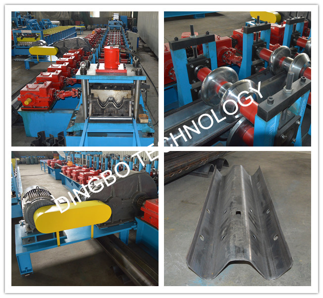 Safety Steel Coil Guardrail Roll Forming Equipment For Customized With 380V 50Hz