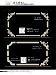 2400*107*200mm Polyurethane Panel Moulding Corner for Architectural Design