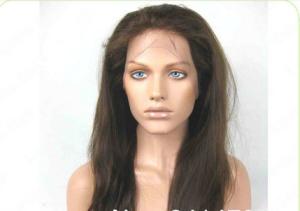 Quality Ladies Natural Looking Human Hair Wigs Loose Wave Natural Hairline wholesale