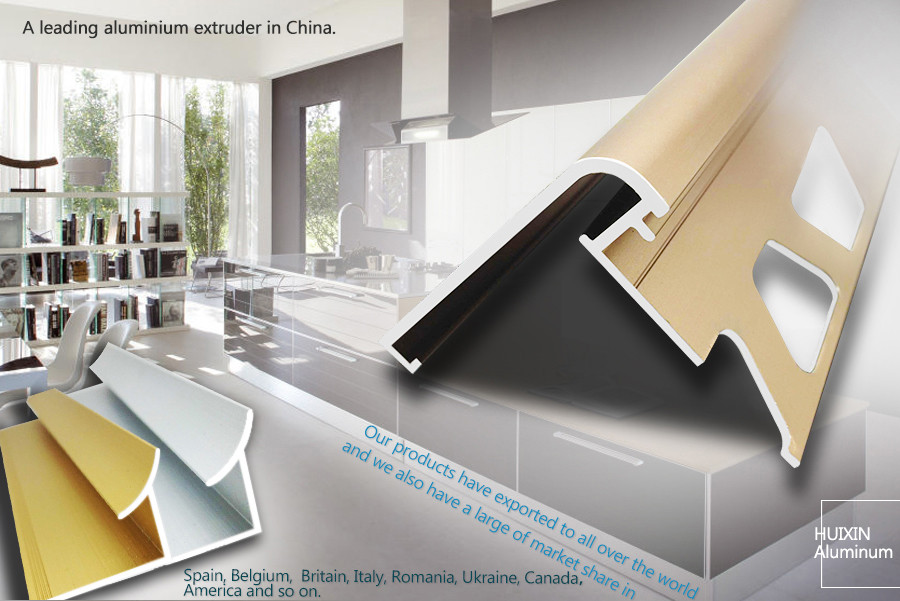 Movement Joints and Cove-shaped Aluminum Tile Trim Profiles