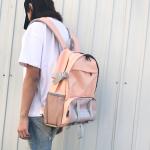 Summer south Korean version of the new canvas backpack female bag schoolbag