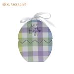 Custom Easter Candy Gift Box Egg Shape Printed Corrugated Kraft Paper For