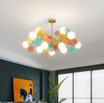 Nordic Chandelier Personality Colorful Cartoon Bedroom Lamp Modern Children's