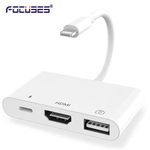 Quality OD 3.5mm 3 In 1 USB OTG Cable Adapter 45g OTG USB HDMI Adapter wholesale