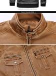 Zipper Long Motorcycle Jackets
