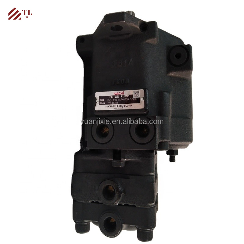 100% Excavator Hydraulic Gear Pump Nachi PVD-2B-50 PVD-008-16P-6AG3-5220A For Excavator