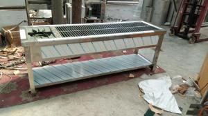 Quality stainless steel kitchen oven worked by nature gas 1580mmx600mmx800mm stainless steel 201 wholesale
