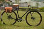 V brake colorful hi-ten steel 26/28 size elegant retro city bike with basket