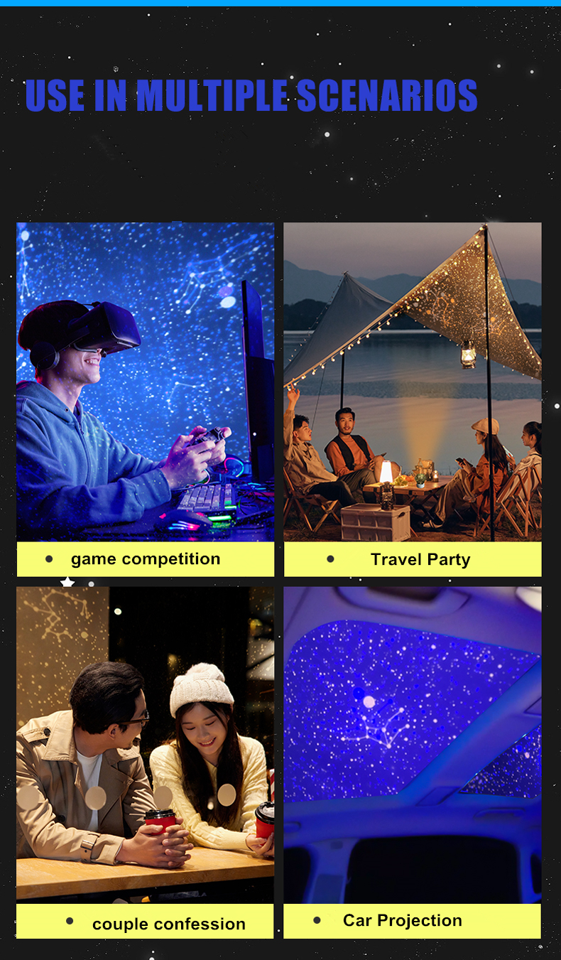 Planetarium Night Light projector Star Sky Lamp Home Decor DIY Constellations Playshion Stars Plus Projector Lamp