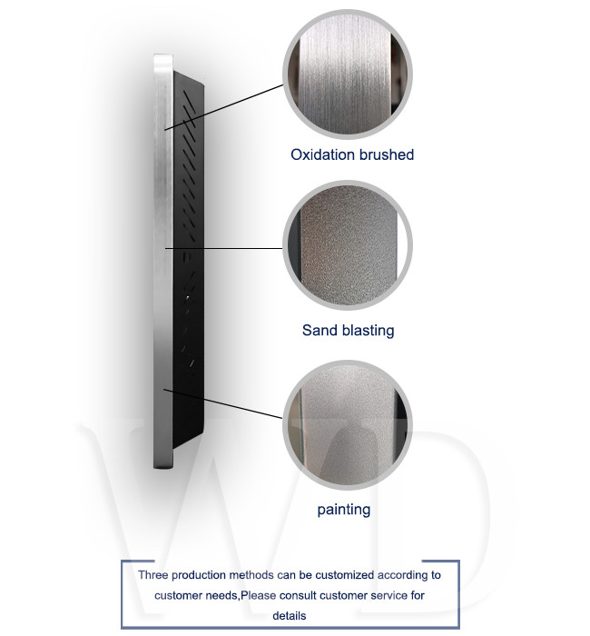 Wall Mounted 21.5 Inch Tempered glass Digital Signage Enclosure , LCD Housing