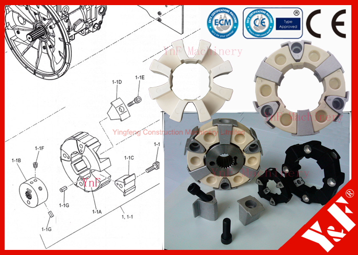 Excavator Coupling fixs Excavator E70B for Engine Driven Hydraulic Pump