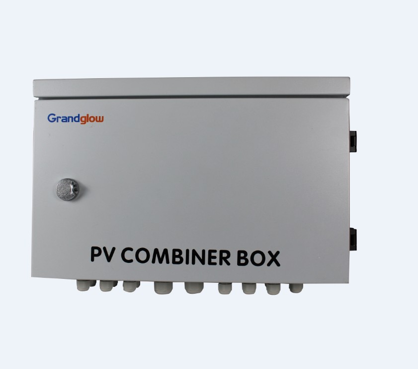 6 Strings Solar PV Combiner Box 1000VDC 6 input 1 output Combination Lock Box
