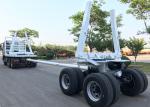 Auto Couple Hook Tractor Refitted Log Trailer For Timber Transport In Africa And