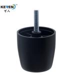KR-P0105 Decorative Plastic Round Sofa Feet M8 Bolt High Corrosion Resistance