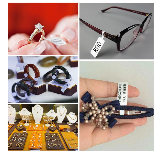 Jewelry Printable RFID Price Tags 860MHZ For Inventory Management