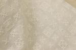 OEM Cotton Embroidered Lace Fabric Multifunctional Semitransluscent Guipure