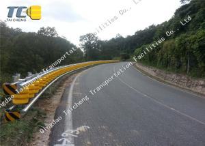 Quality Anti Impact Rolling Guardrail Barrier Parking Lots / Curved Median Strip wholesale