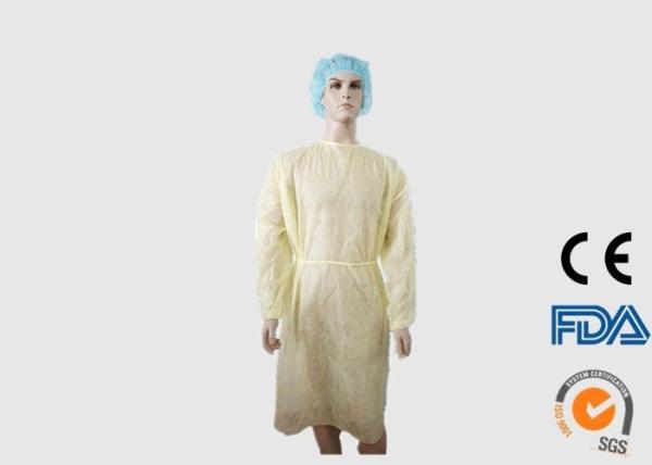 Non Toxic Disposable Medical Garments , Disposable Plastic Aprons For Hospital