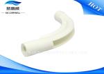White 90 Degree Fiber Optic Components Connectors Single Mode Multimode LSZH