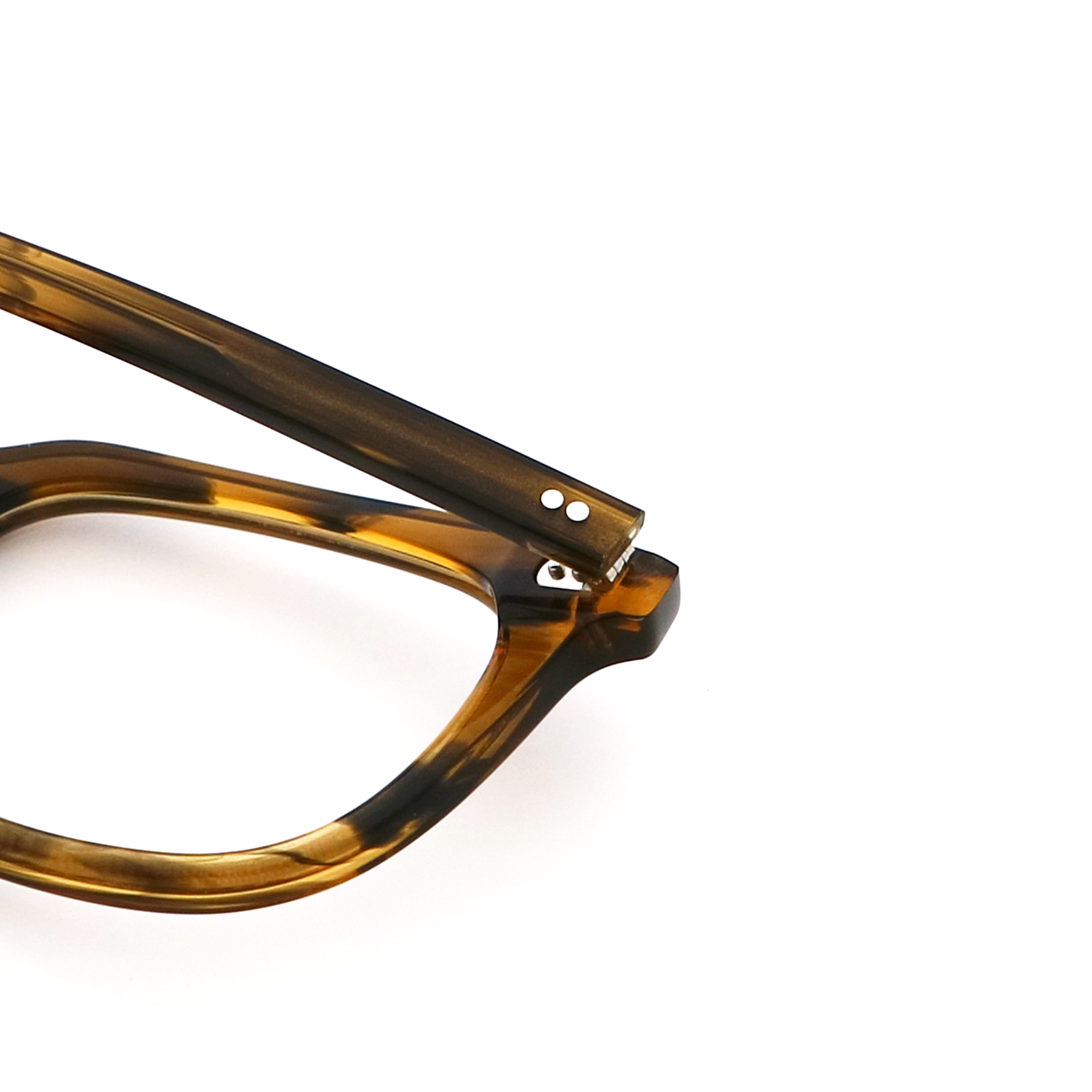 Square Pink Small Round Acetate Glasses Handmade Full-Rim Frame Personal