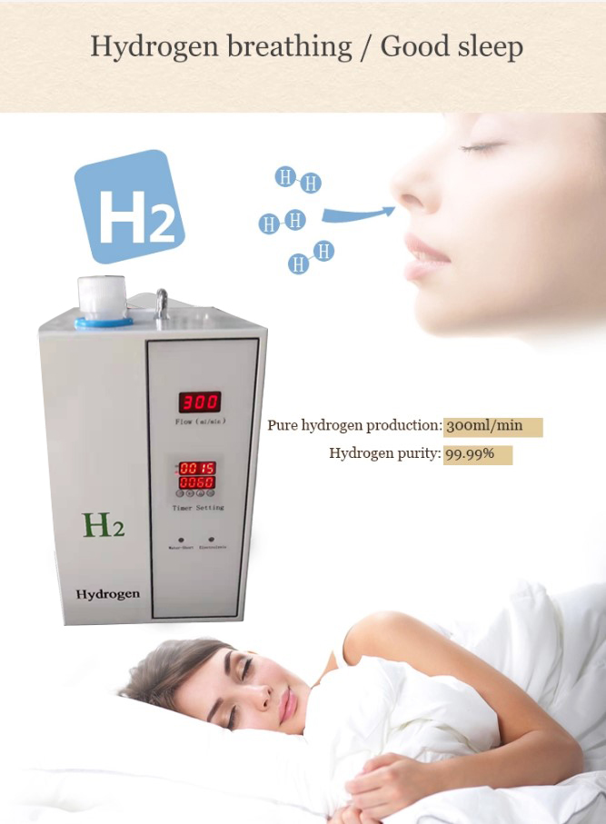 Portable Hydrogen Gas Inhaler H2 Health Hydrogen Inhalation Machine PEM Manufacturing Plant