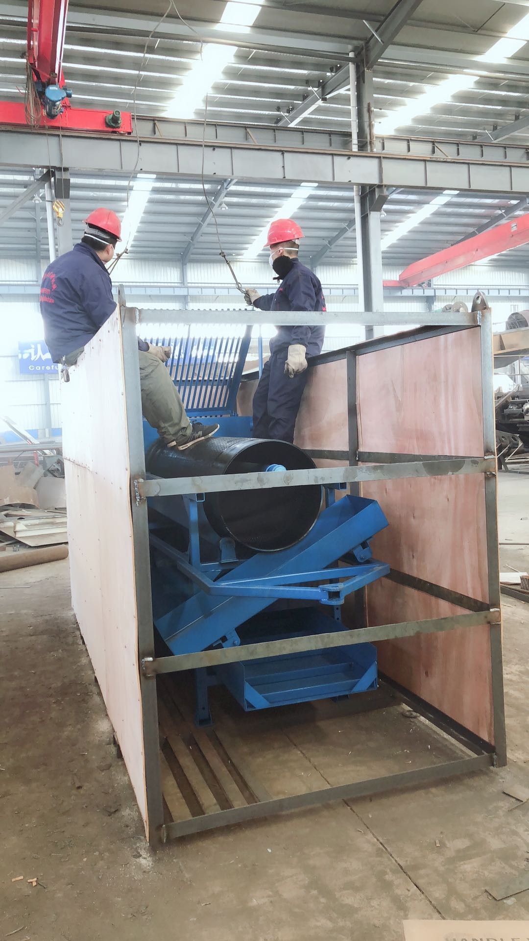 115m3/H Gold Mining Machine Trommel Sieving 85kw 8m Length Gold Trommel Screen