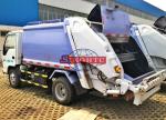 Compactor Waste Collection Trucks 3 - 5 Tons Loading 4m3 Volume Light Duty