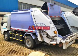 Quality Compactor Waste Collection Trucks 3 - 5 Tons Loading 4m3 Volume Light Duty wholesale