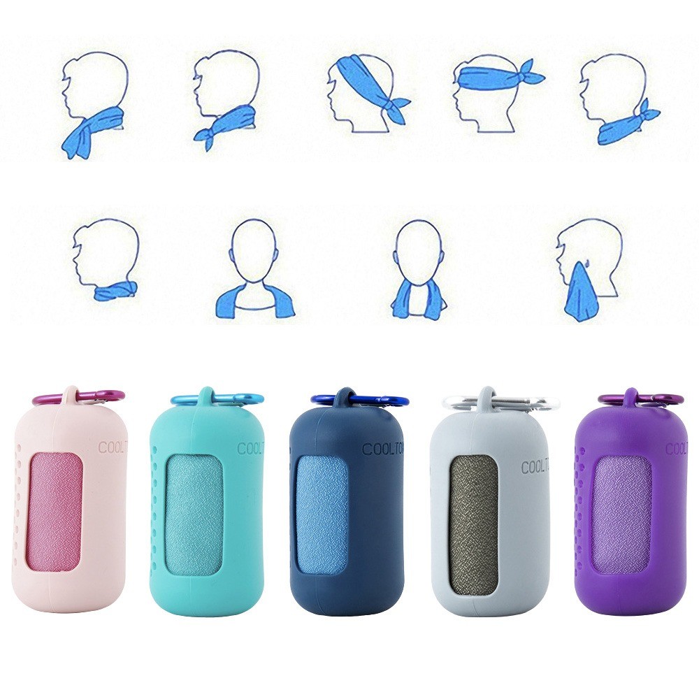 Cooling Towel Ice Towel, Microfiber Towel, Soft Breathable Chilly Towel Stay Cool for Yoga Sport Gym Workout Camping