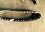 PC02 Mini Excavator Rubber Track Lightweight Mechnical 150mm Width