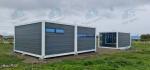 BOX SPACE 2 Floor Prefab House Shipping Container Home Frame Gable Industry