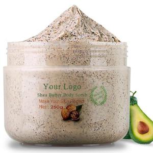 Quality Deep Cleansing Body Scrub / Exfoliating Natural Shea Butter Body Scrub wholesale
