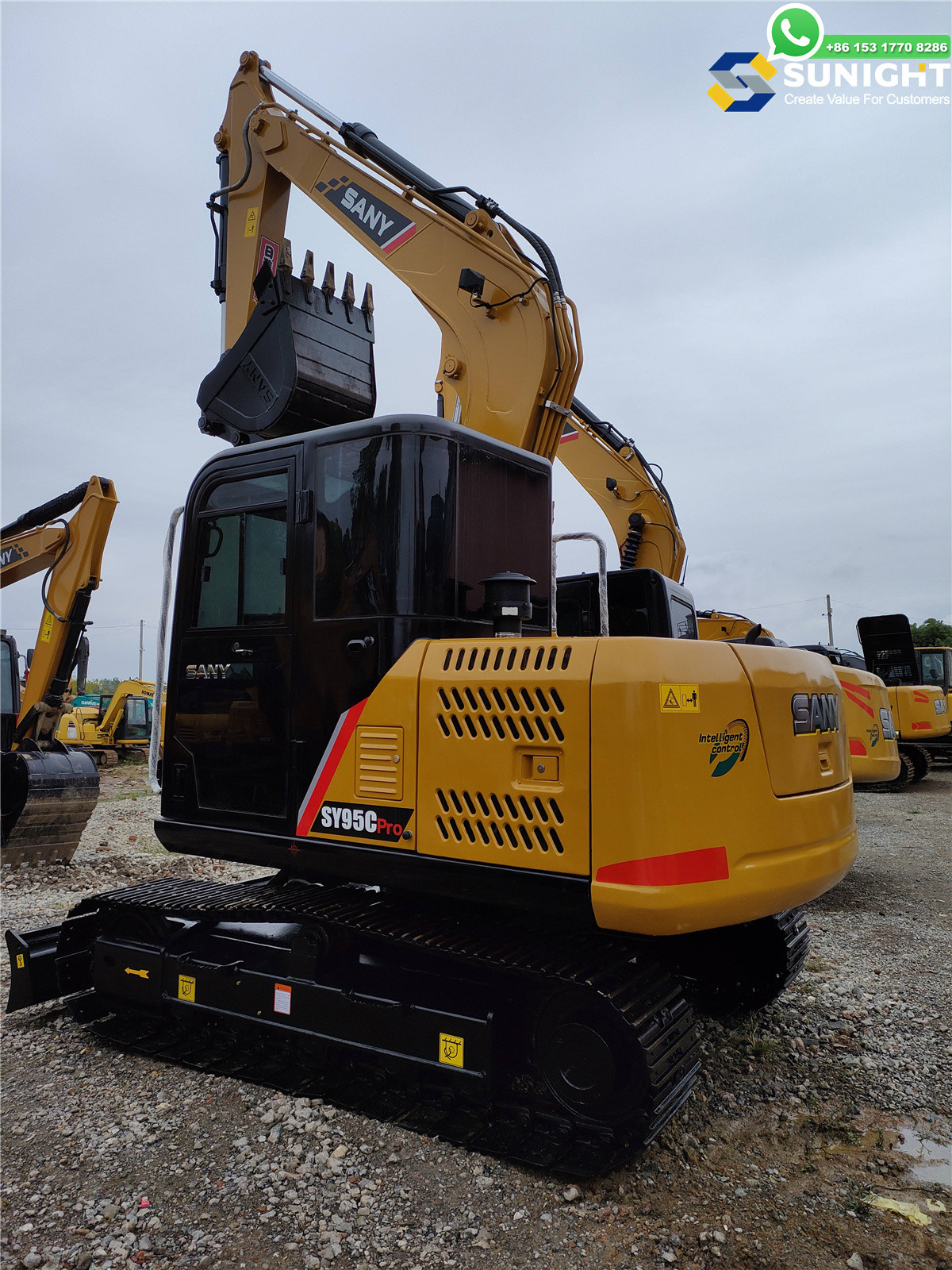 CHINA Original High Efficient Used SANY SY95 Crawler Excavator In Great Condition mini Digger