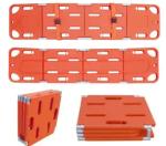 Abs Plastic 4 Fold Spine Board Stretcher Medical Floating Water Rescue Folding