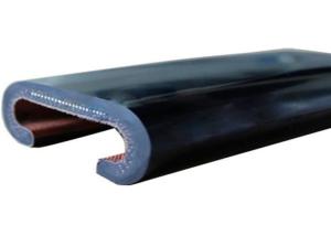 Quality Nylon Escalator Handrail Material Fabric Good Adhesion Brown Color wholesale